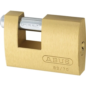Abus 82 Series Monoblock Brass Shutter Padlock Keyed Alike 70mm Standard 8514