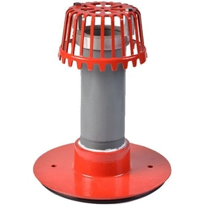 ACO Rainwater Roof Overflow Outlet with Dome Grate - 75mm