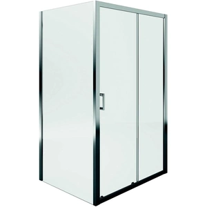 Aqualux Sliding Door Shower Enclosure - 1400 x 900mm