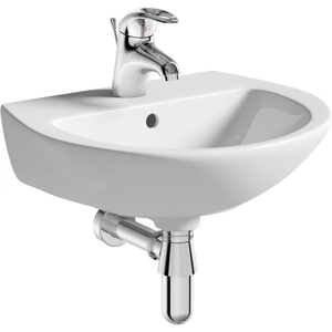 Aquamist Trieste 450x385mm 1TH Basin & Bottle Trap with Choice of Tap Hole