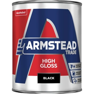 Armstead Trade High Gloss Paint Black 1L