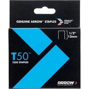 Arrow T50 Staples 12mm Pack of 1250