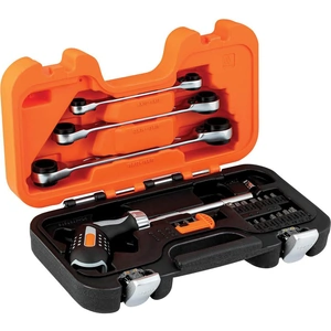 View product details for the Bahco Pistol Grip Ratchet Screwdriver and Spanner Tool Kit