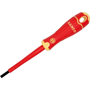 View product details for the Bahco BAHCOFIT Insulated Screwdriver Slotted Tip 3.0 x 100mm