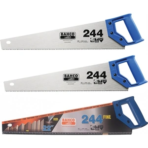 View product details for the Bahco 2 x 244 Hardpoint Handsaw 550mm (22in) & 1 x 244 Fine Cut Handsaw 550mm (22in)