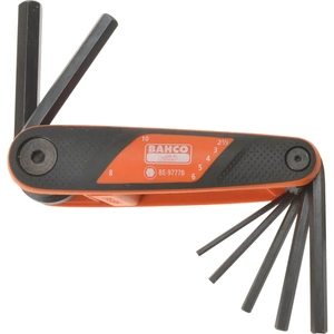 View product details for the Bahco 7 Piece Folding Hexagon Allen Key Set Metric