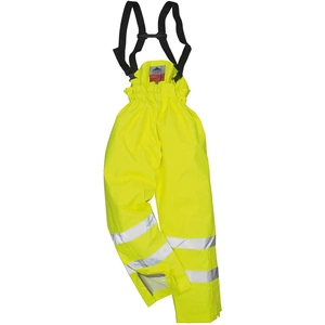 Bizflame Biz Flame Hi Vis Flame Resistant Rain Unlined Trousers Yellow M