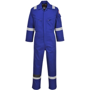 Bizflame Biz Flame Mens Flame Resistant Lightweight Antistatic Coverall Royal Blue XL 32