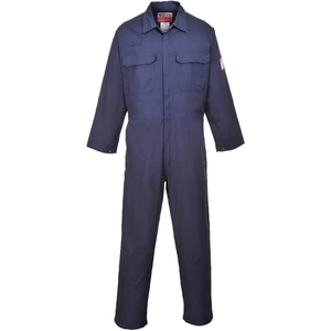 Bizflame Biz Flame Mens Pro Flame Resistant Coverall Navy 2XL