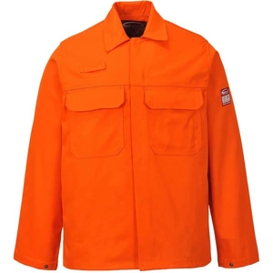 Bizweld Biz Weld Mens Flame Resistant Jacket Orange 2XL