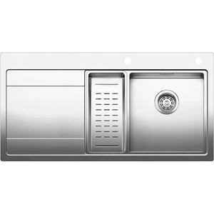 View product details for the BLANCO DIVON II 6 S-IF Stainless Steel Kitchen Sink Right Hand Bowl acc. stainless steel BL467021 - BL467021