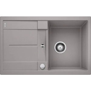 View product details for the BLANCO Kitchen Sink Metra 45 S Silgranit® Puradur® With Pop-Up Waste - Alu Metallic - BL467230
