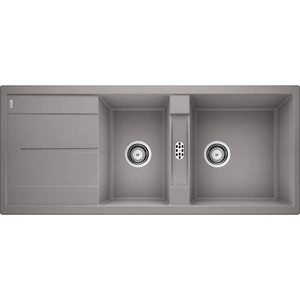 View product details for the BLANCO Kitchen Sink Metra 8 S Silgranit® Puradur® Reversible - Alu Metallic - BL467293