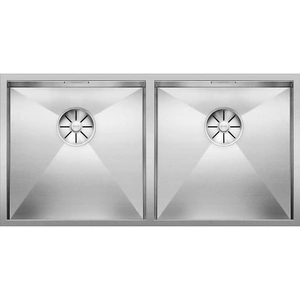 View product details for the BLANCO ZEROX 400/400-U Stainless Steel Kitchen Sink BL467713 - BL467713