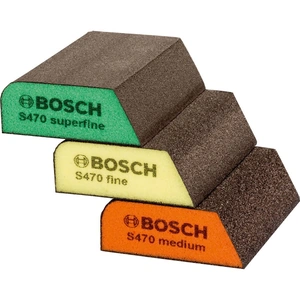 Bosch Professional Bosch 3 Piece Hand Sanding Sponge Set