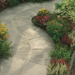 Bradstone Old Riven Autumn Silver Paving Patio Slabs 600x300x35 (pack of 87)