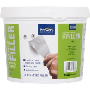 Brewers - Ready Mixed Interior / Exterior Filler White - 1KG
