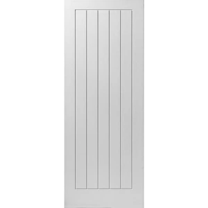 Cotswold White Internal Cottage Door Textured 5P Vertical