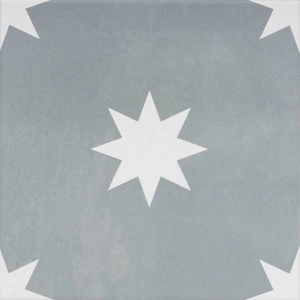 Country Living Starry Skies Chalk Grey Porcelain Wall & Floor Tile 200 x 200mm - 0.52sqm Pack