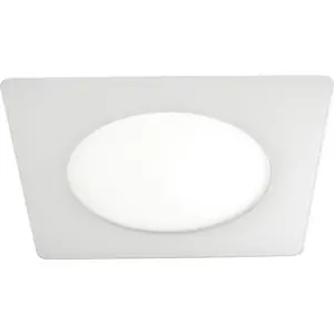 Cristal Record Lighting Novo Lux LED Recessed Downlight Downlight Square 12W White