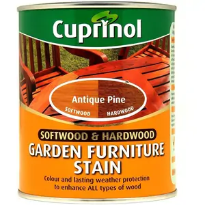 Cuprinol Hardwood Garden Furniture Stain Antique Pine - 750ml