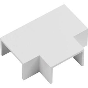 D-Line 25x16mm Trunking Clip-On Equal Tee - White