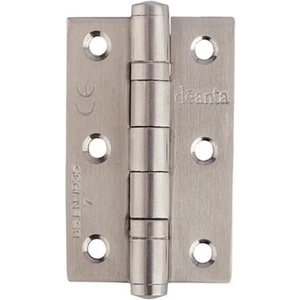 Deanta Doors Deanta Steel Hinge Pair Square 76mm x 50mm x 2mm