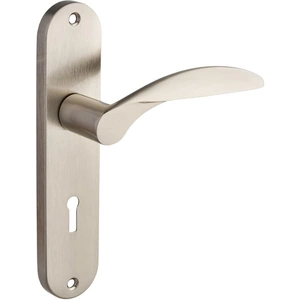 Bordeaux Lever Lock Door Handle - Brushed Nickel - Internal - Pair - Designer Levers