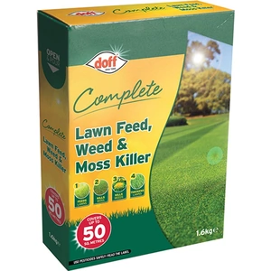 DOFF Complete Lawn Feed, Weed & Moss Killer 1.6kg