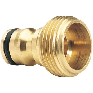 Draper Expert Brass Hose Pipe Accessory Connector 3/4 / 19mm Pack of 1