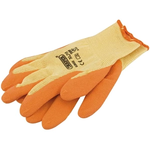 Draper Orange Heavy Duty Latex Coated Work Gloves L