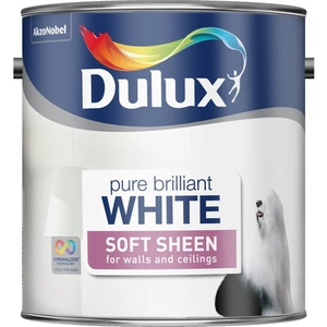 Dulux Retail Soft Sheen Paint Pure Brilliant White 2.5L