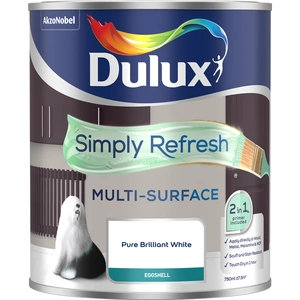 Dulux Simply Refresh Multi Surface Eggshell Natural Slate, 750ML