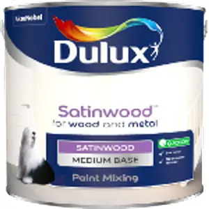 Dulux Paint Mixing Satinwood Custard Cream, 1L