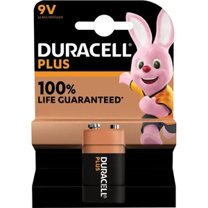 Duracell 9v Plus Power 100% Batteries Pack of 1