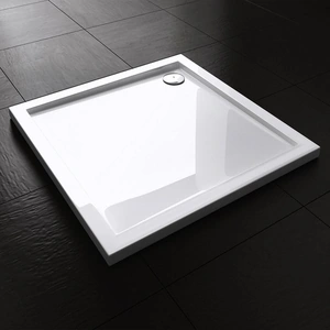 Durovin Bathrooms 4G01W - 100x100x4 - Square Acrylic Shower Tray (FARO1)