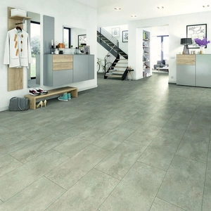 EGGER HOME Chalk Ceramic Tile 8mm Aqua+ Laminate Flooring