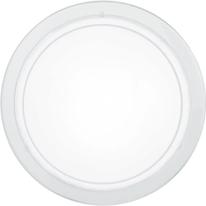 EGLO ES/E27 Round Wall/Ceiling Light With White Plastic Diffuser - 83153