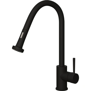 Ellsi Marino Kitchen Mixer Tap with Pull out Spray & Swivel Spout - Black