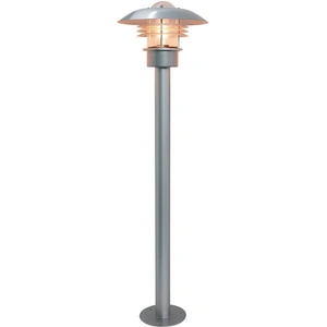 Elstead Lighting Malmo 1 Light Outdoor Post Lantern Silver, 304 Ss IP44, E27