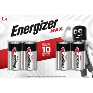Energizer MAX Alkaline C Batteries - 4 Pack