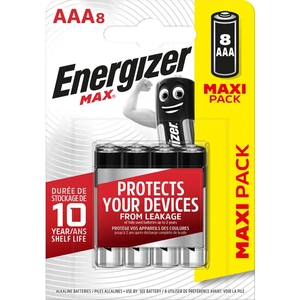 Energizer MAX Alkaline AAA Batteries - 8 Pack