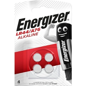 Energizer LR44 Alkaline Button Batteries - 4 Pack