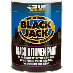 Everbuild Bitumen Paint Black 1l