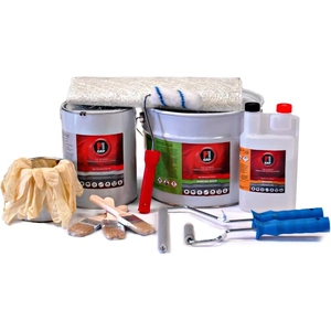 F1 GRP GRP Fibreglass Complete Roofing Kit With Tools (10M2 Coverage)