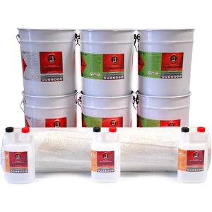 F1 GRP GRP Fibreglass Complete Roofing Kit (60M2 Coverage)