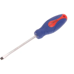 Faithfull Soft Grip Flared Slotted Tip Screwdriver 5.5mm 100mm