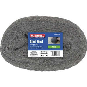Faithfull Steel Wire Wool Fine 200g