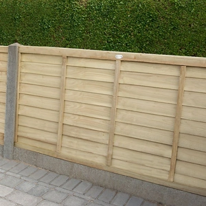 Forest Garden Forest 6' x 3' Pressure Treated Lap Fence Panel (1.83m x 0.91m)