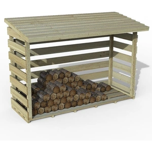 Forest Garden 5'11 x 2'8 Forest Pent Large Logstore (1.8m x 0.8m)